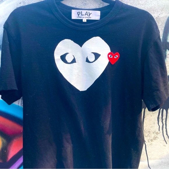 PLAY X-Ray Heart Large Tee UNISEX - Picture 2 of 8